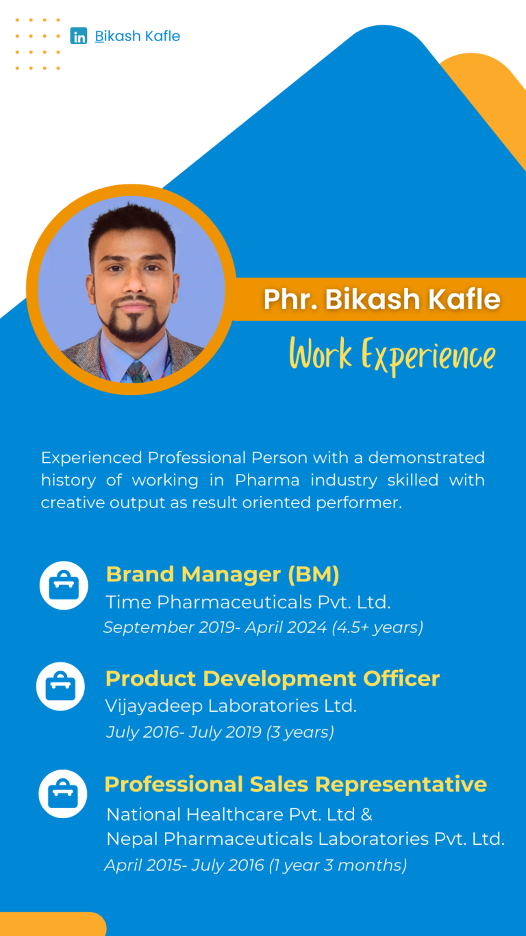 With 9 years in pharma sales and marketing